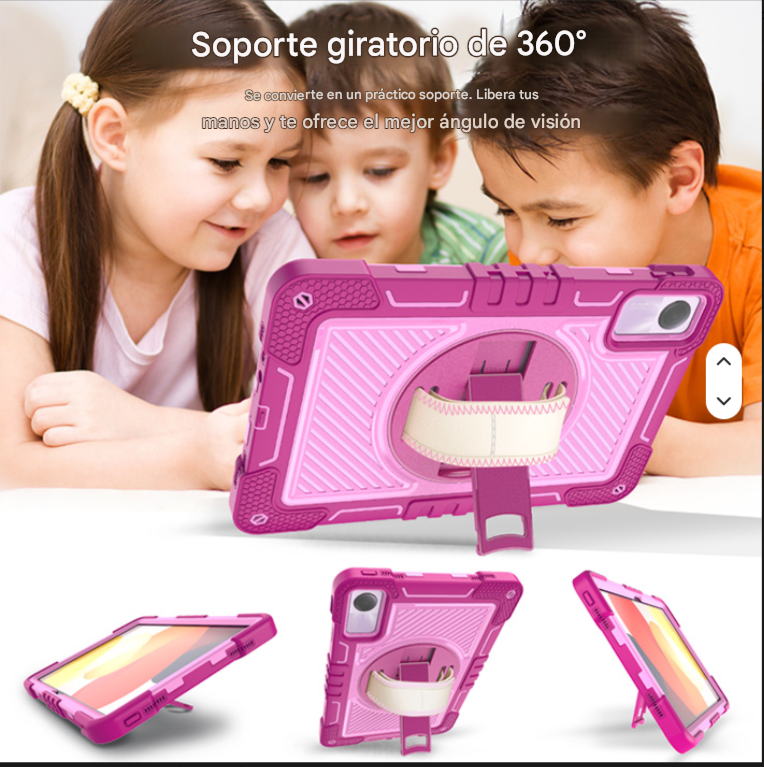 Funda Armor 360 para Xiaomi Redmi Pad 2 11 Fucsia - Imagen 2
