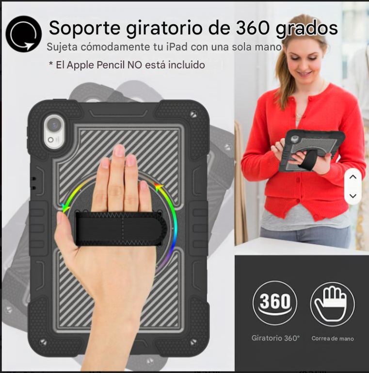 Funda Armor 360 para Xiaomi Redmi Pad 2 11 Fucsia - Imagen 3