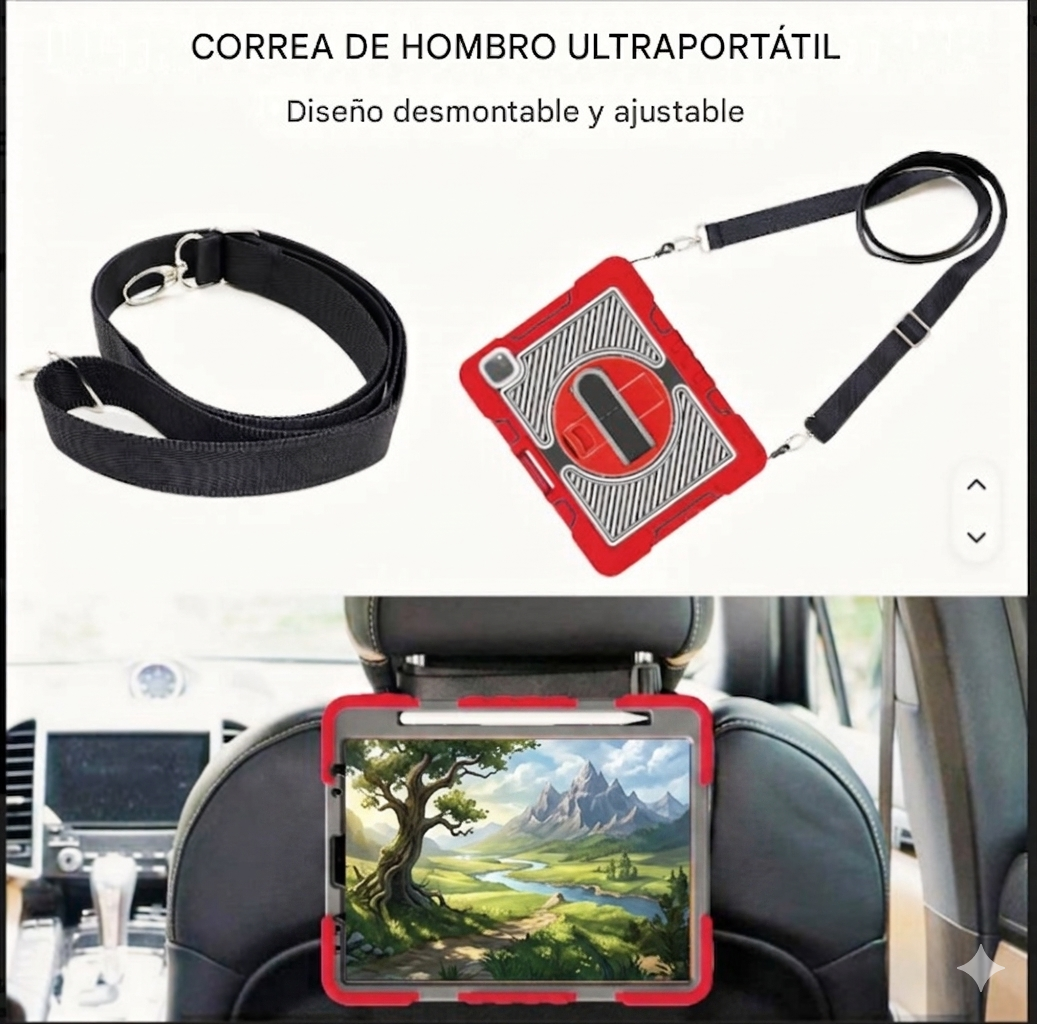 Funda Armor 360 para Xiaomi Redmi Pad 2 11 Fucsia - Imagen 7