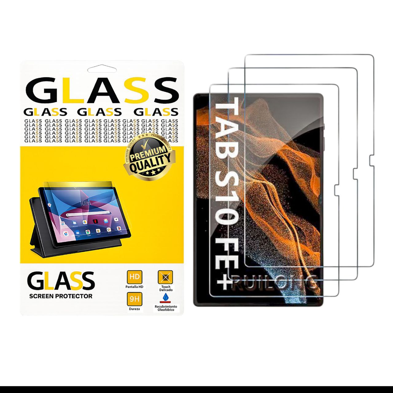 Mica de Vidrio Templado para Samsung Galaxy Tab S10 FE Plus 13.1