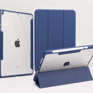 Funda Antishock iPad 10.2 con Porta Lápiz Azul