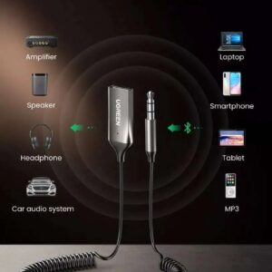Alternative view of Adaptador Bluetooh 5.0 para Auto C / Jack 3.5mm y Microfono Imcorporado UGREEN