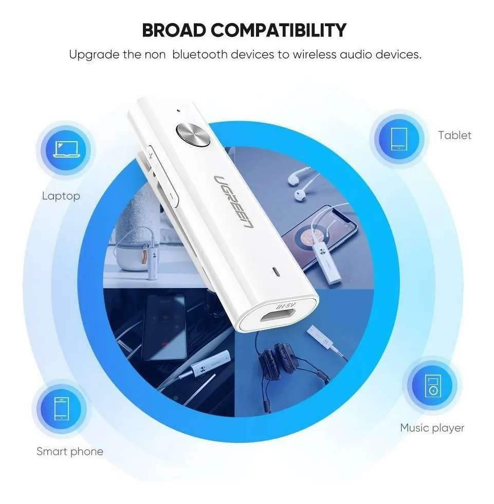 Adaptador Bluetooh 5.0 UGREEN - Imagen 3