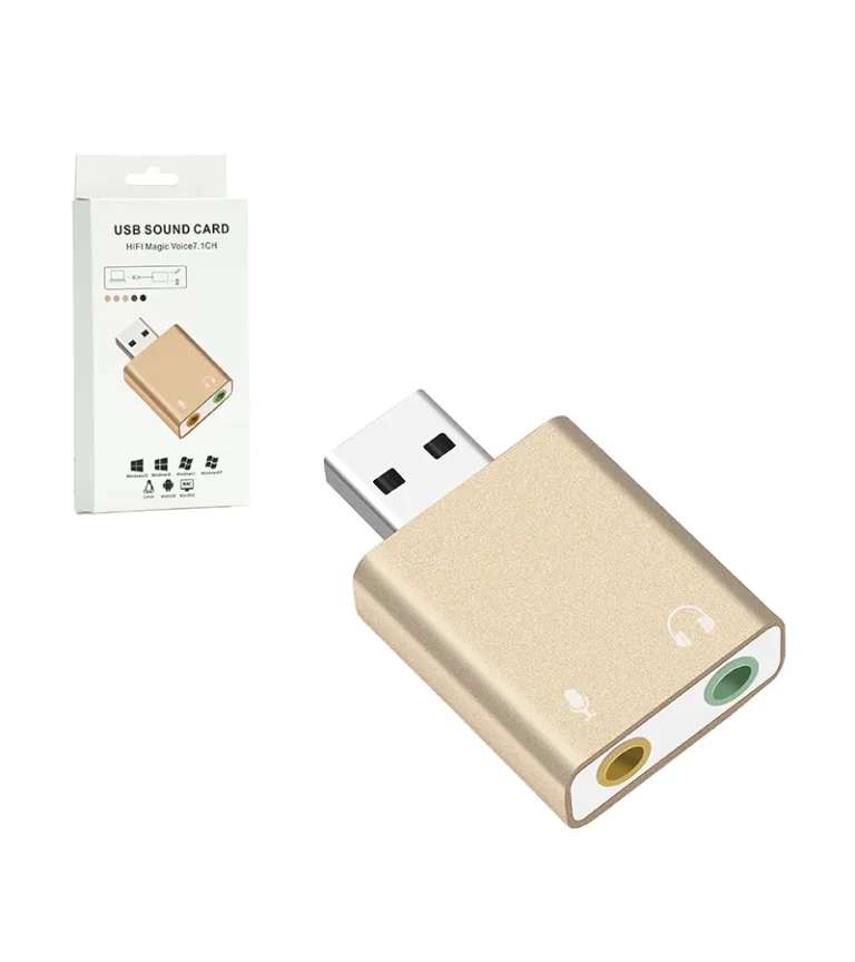Adaptador de Audio A USB 7.1 American Net