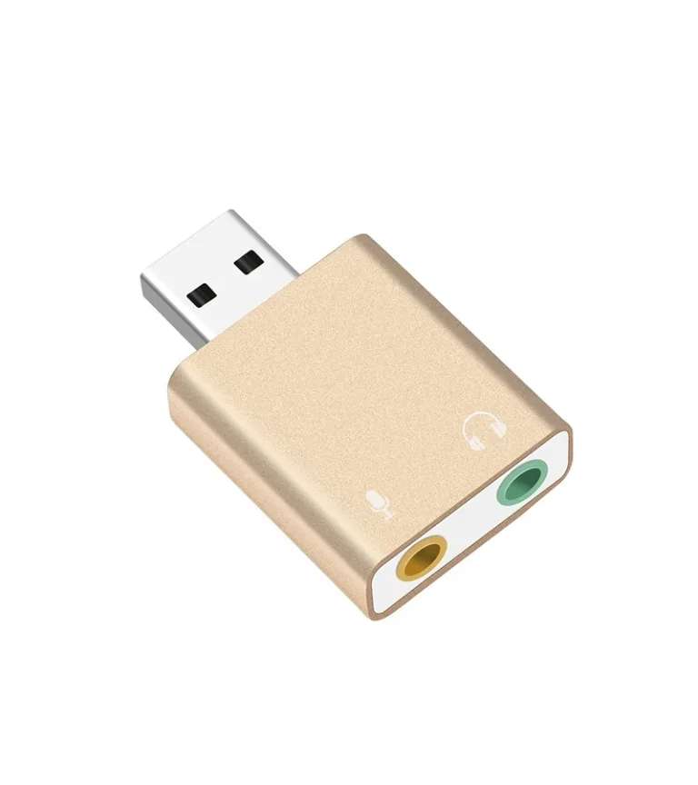 Adaptador de Audio A USB 7.1 American Net - Imagen 2