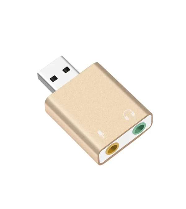 Adaptador de Audio A USB 7.1 American Net - Imagen 4