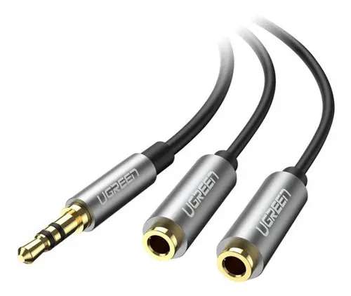 Adaptador de Audio de 1 Stereo A 2 Stereo Splitter UGREEN