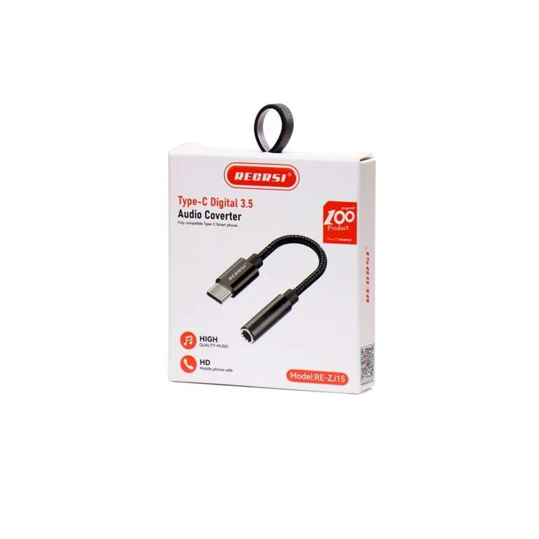 Adaptador de USB - C A Audio 3.5mm RECCI - Imagen 3