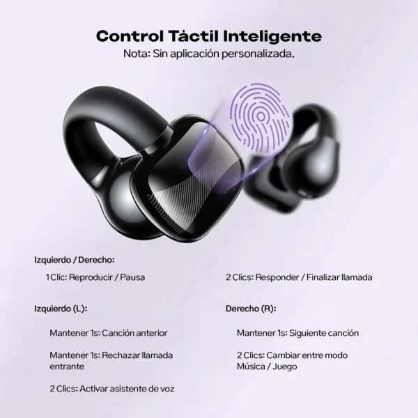 Audifono Bluetooh Hitune S5 UGREEN Blanco - Imagen 5