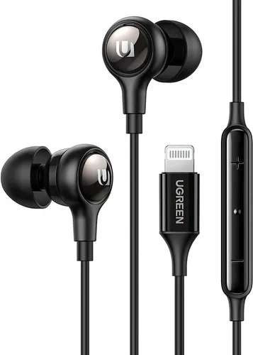 Audifono Mfi Lightning Earbuds con Micrófono y Control de Volumen UGREEN