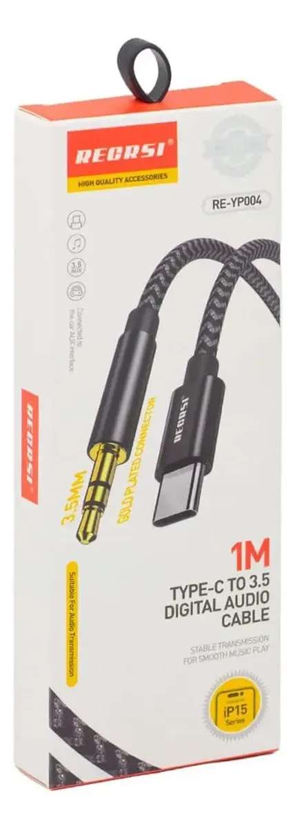 Cable USB - C A Audio 3.5mm RECCI - Imagen 3