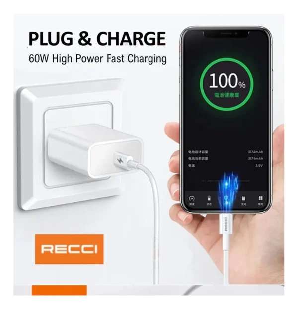 Cable USB - C A C 1.5m RECCI - Imagen 5