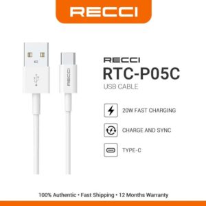 Cable USB - C 1.5 Mts RECCI