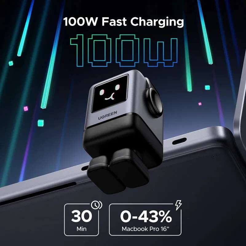 Cargador Nexode 100w 4 Puertos Gan Charger Compact Fast UGREEN - Imagen 2
