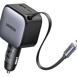 Alternative view of Cargador para Auto 30w Retractil USB - C UGREEN