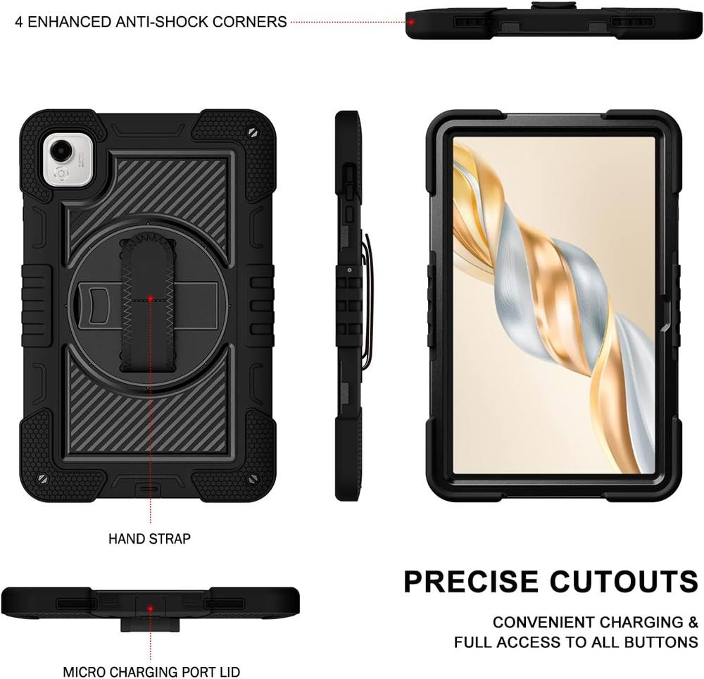 Funda Armor 360 para Universal ° con Correa Honor Pad X9a 11.5 - Imagen 3