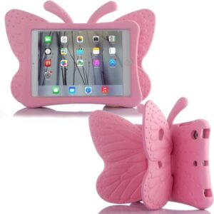 Funda Antishock para de Goma con Diseño Mariposa IPAD 10,2 7ma – 8va – 9na Generación